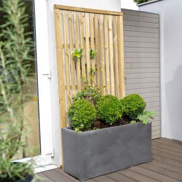 Forest 6’ x 3’ Pressure Treated Vertical Slatted Garden Screen Panel (1.8m x 0.9m)
