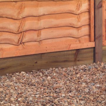 Forest 6' x 6" Pressure Treated Wooden Gravel Board (1.83m x 0.15m)