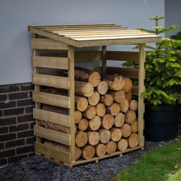 3’2 x 2’8 Forest Pent Small Logstore (1m x 0.8m)