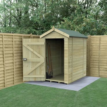 6' x 4' Forest Timberdale Tongue & Groove Pressure Treated Windowless Apex Shed