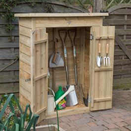 Forest Pent Midi Wooden Garden Storage - Outdoor Patio Storage | B&M