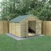 10’ x 10’ Forest 4Life Overlap Pressure Treated Windowless Double Door Apex Wooden Shed (3.2m x 3.01m)