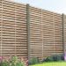 6ft x 6ft (1.8m x 1.8m) Pressure Treated Contemporary Double Slatted Fence Panel 
