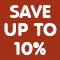 Save up to 10 percent on log cabins