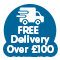 Free Delivery for orders over 100 pounds